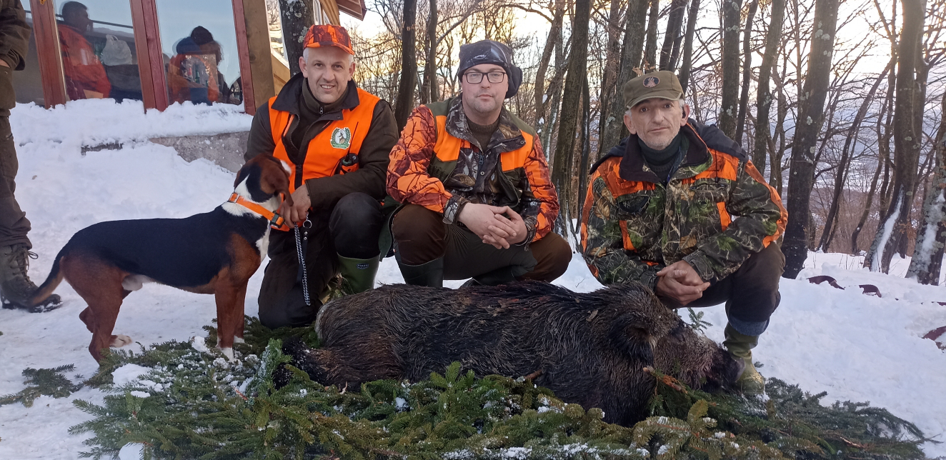 ILIDŽANCI PONOVNO USPJEŠNI - ODSTREL “ČELIČNOG“ VEPRA U REVIRU RAKOVICA